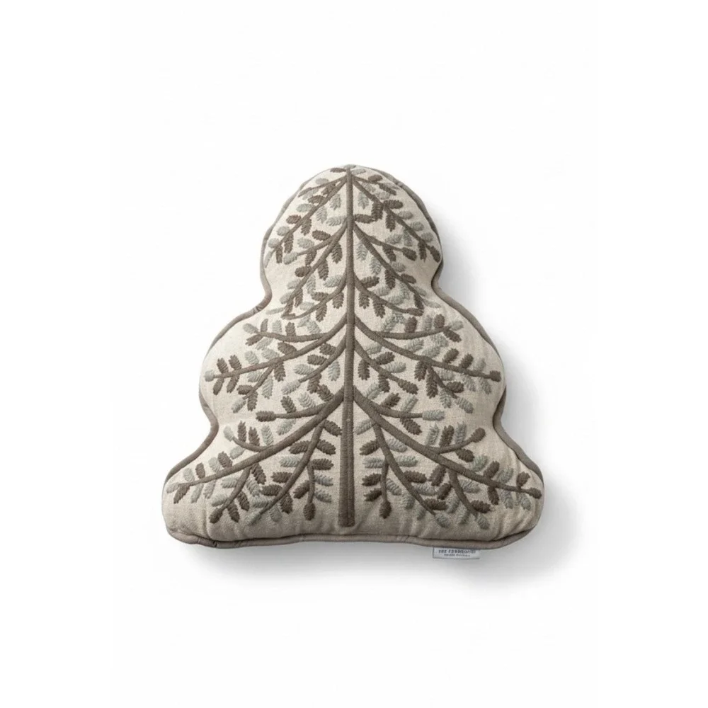 Rachel Ashwell Tree Shaped Pillow Christmas Holiday Farmhouse 14
